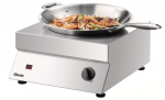 Plita profesionala electrică cu inducție pentru wok cu geam ceramic EuroKera, 3kw 230V, 40x45.5x18cm